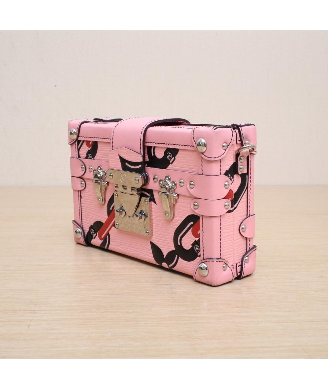 LOUIS VUITTON Розовая сумка через плечо, фото 4