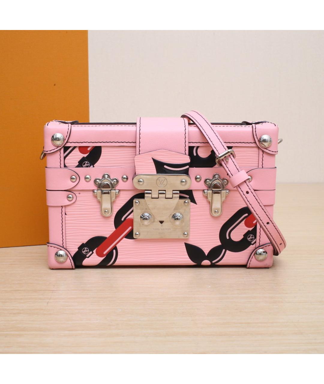 LOUIS VUITTON Розовая сумка через плечо, фото 2