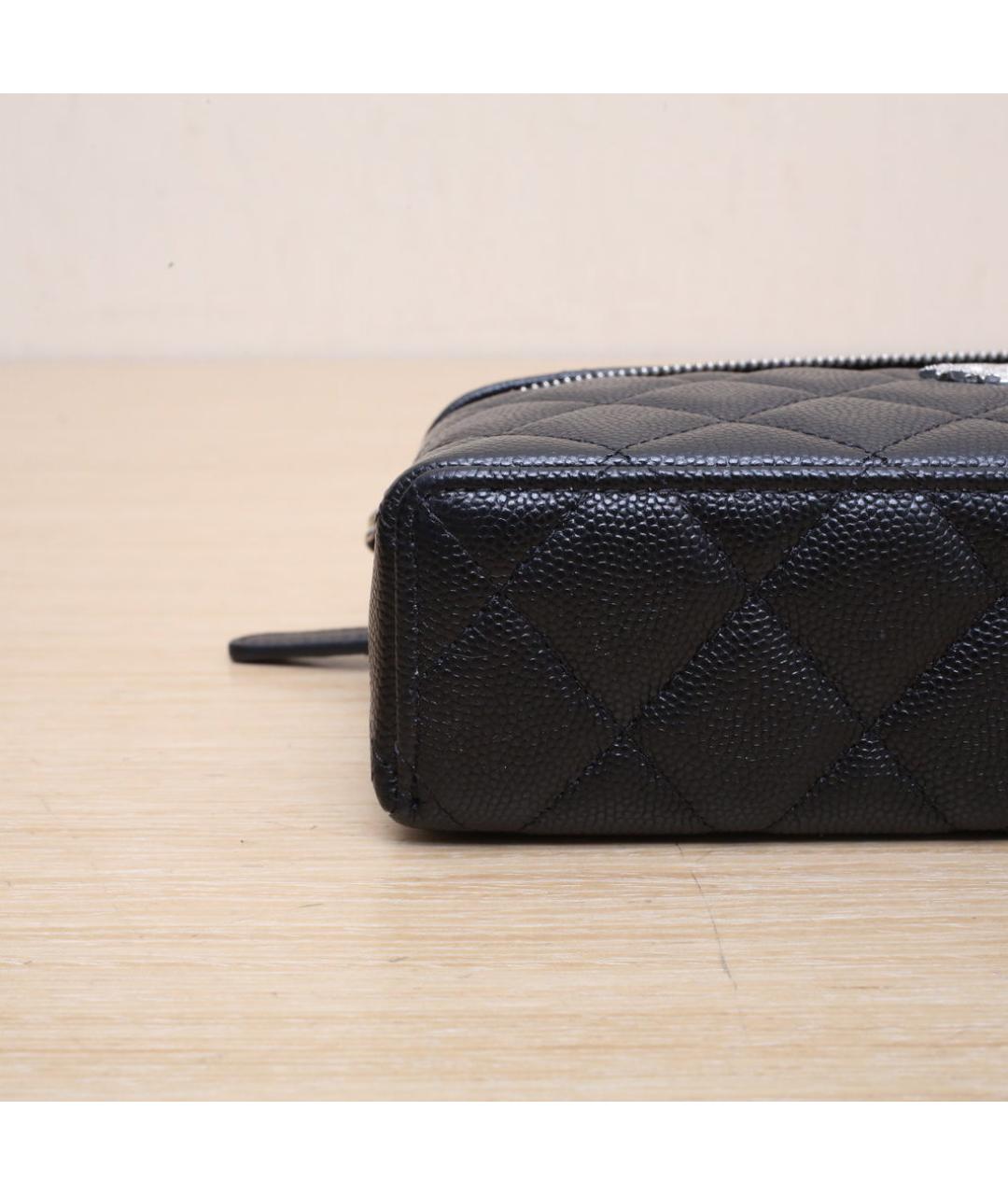 CHANEL Черная кожаная сумка через плечо, фото 9