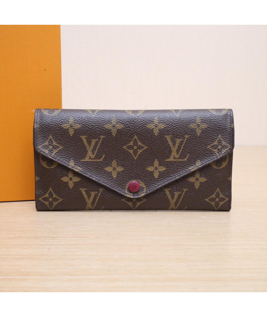 LOUIS VUITTON Коричневый кошелек, фото 2