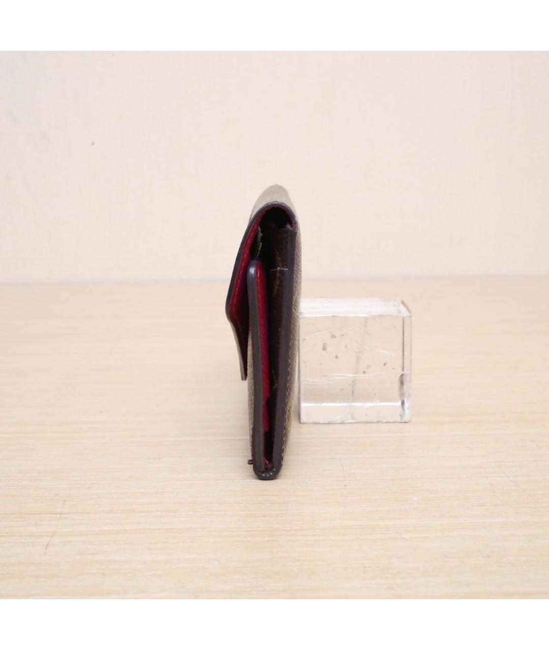 LOUIS VUITTON Коричневый кошелек, фото 5