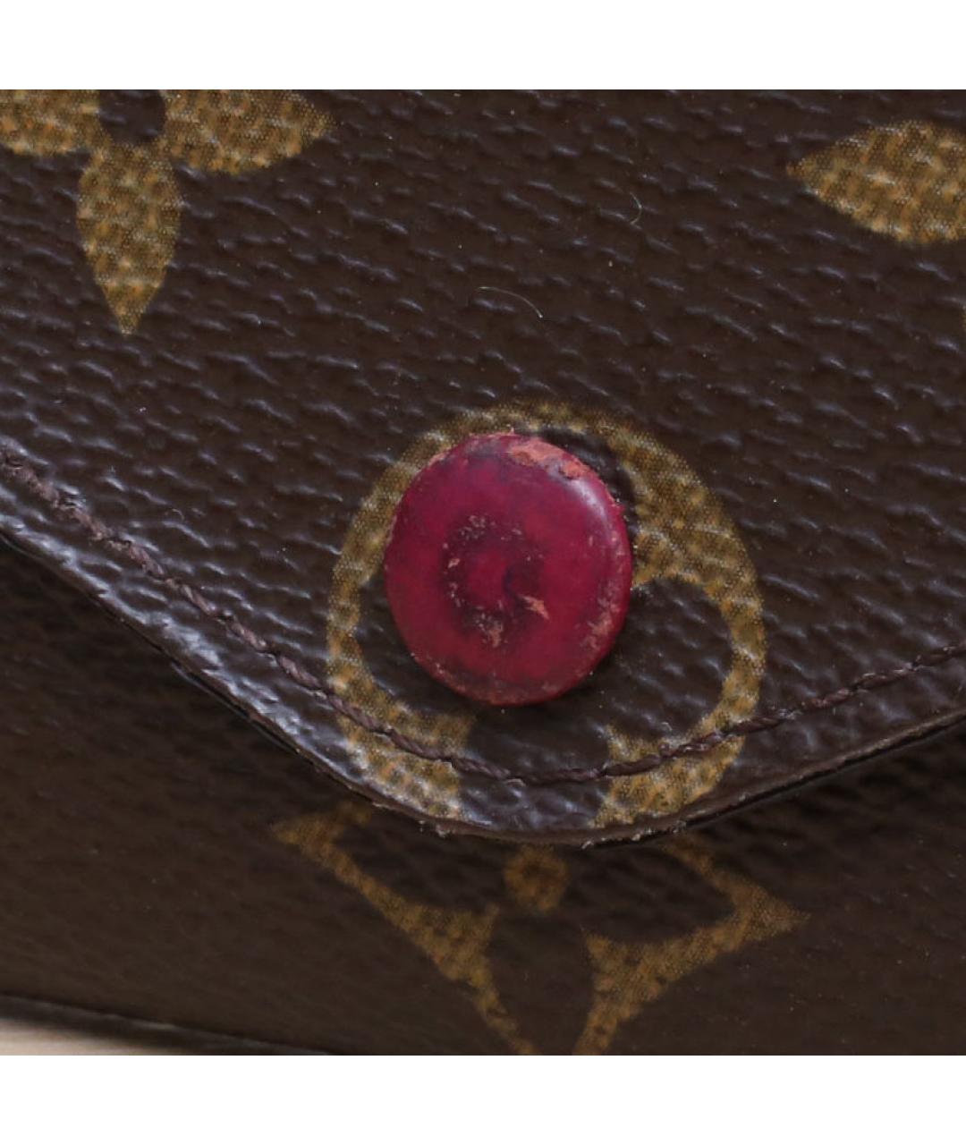 LOUIS VUITTON Коричневый кошелек, фото 8