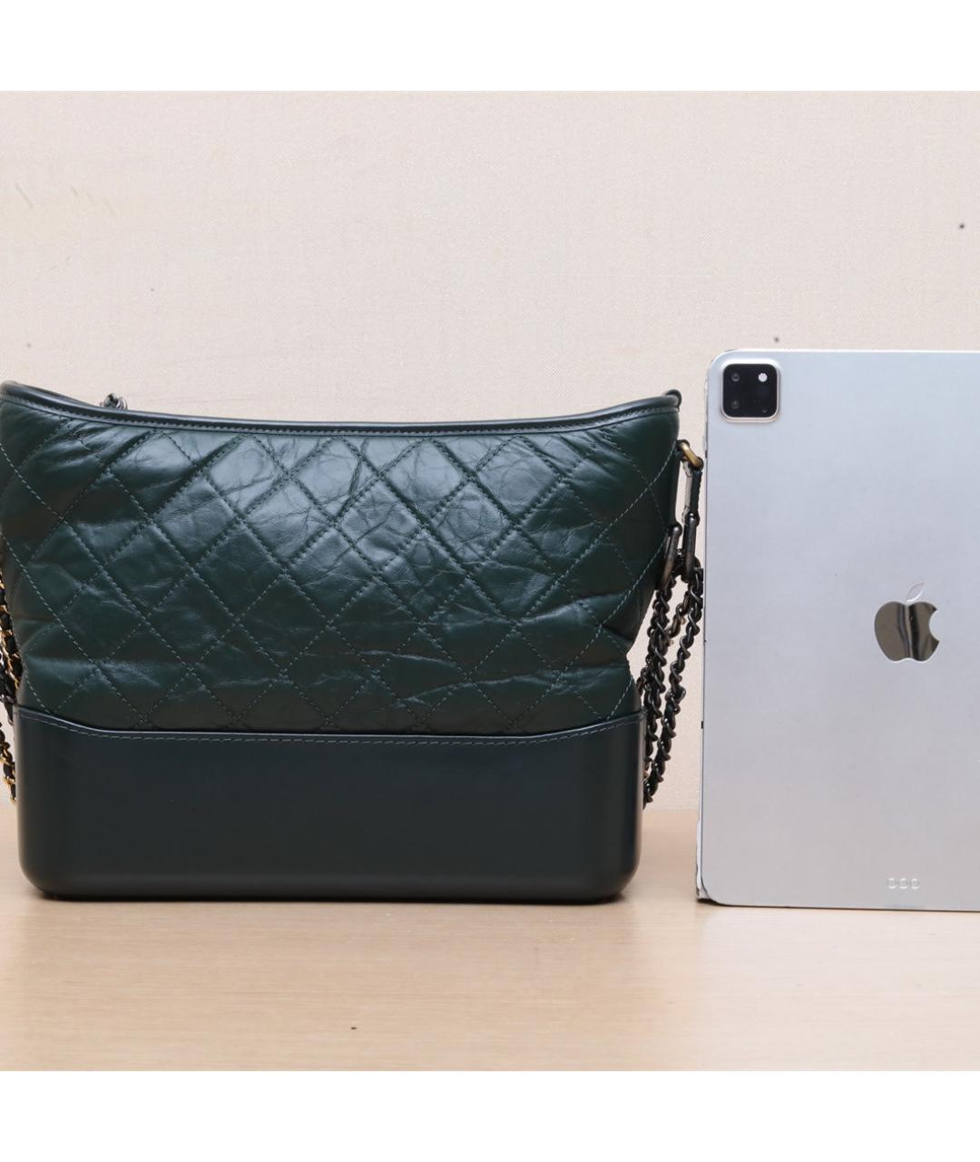 CHANEL Черная кожаная сумка через плечо, фото 7