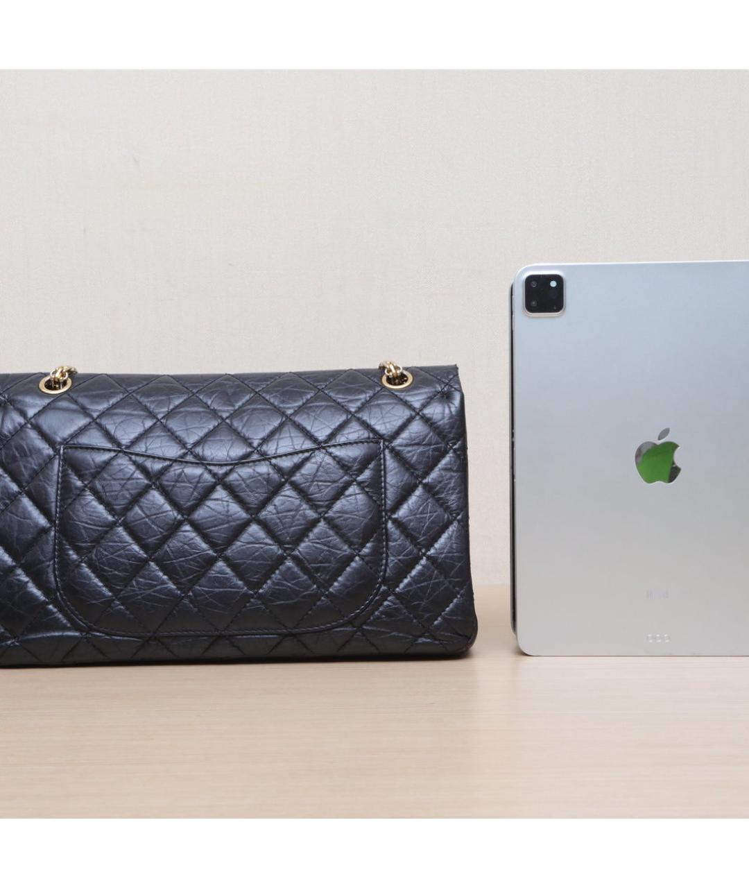 CHANEL Черная кожаная сумка через плечо, фото 7