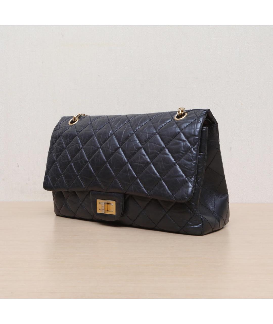 CHANEL Черная кожаная сумка через плечо, фото 4