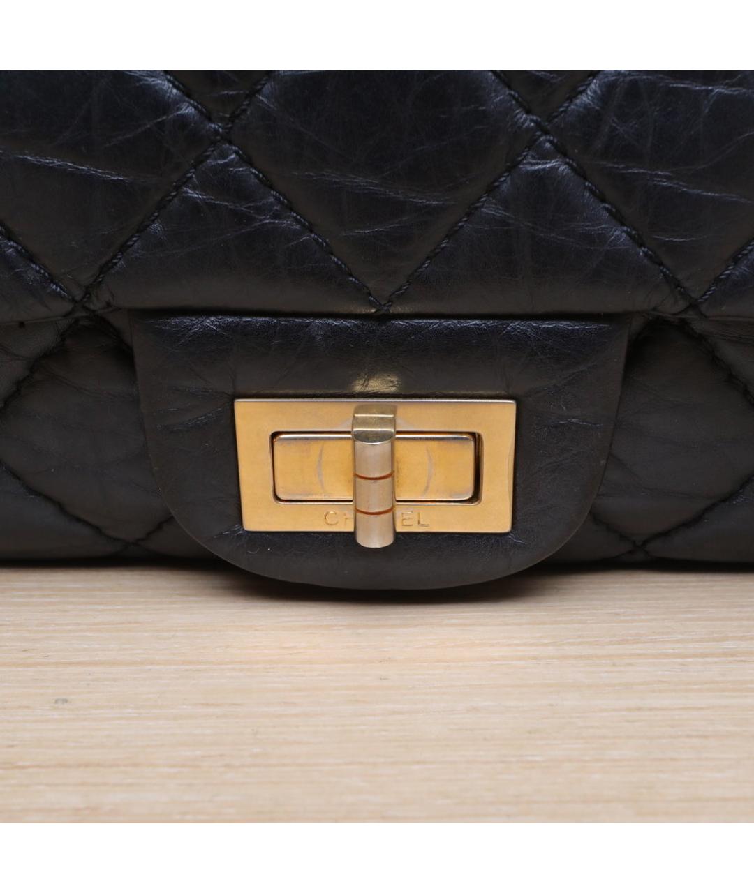 CHANEL Черная кожаная сумка через плечо, фото 8