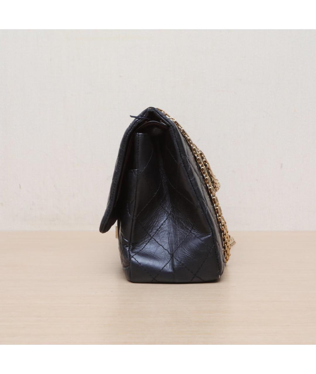 CHANEL Черная кожаная сумка через плечо, фото 5
