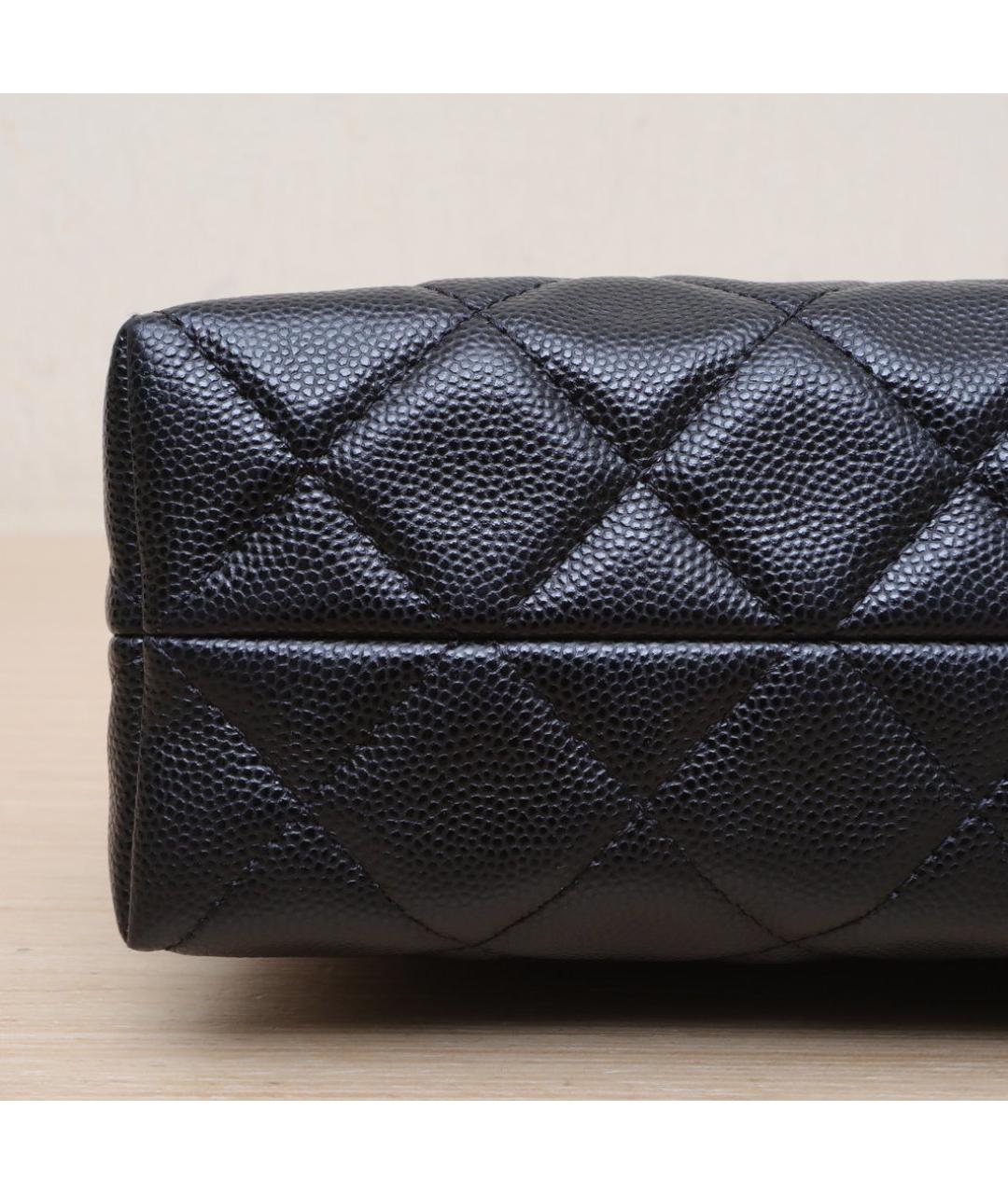 CHANEL Черная кожаная сумка через плечо, фото 9