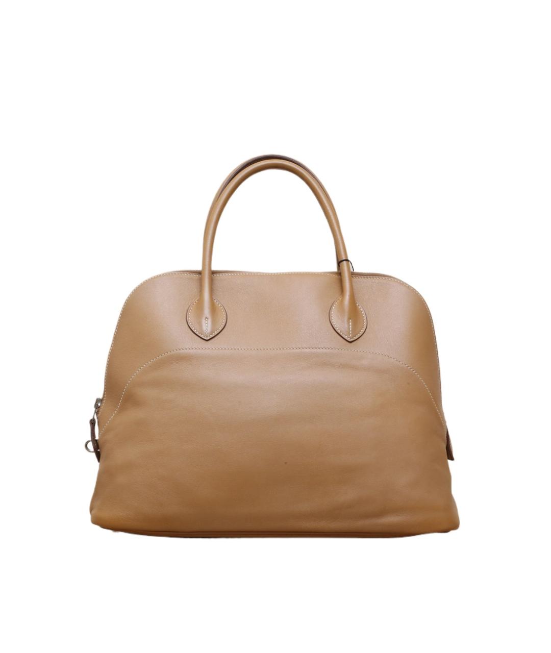 HERMES Коричневая кожаная сумка через плечо, фото 1