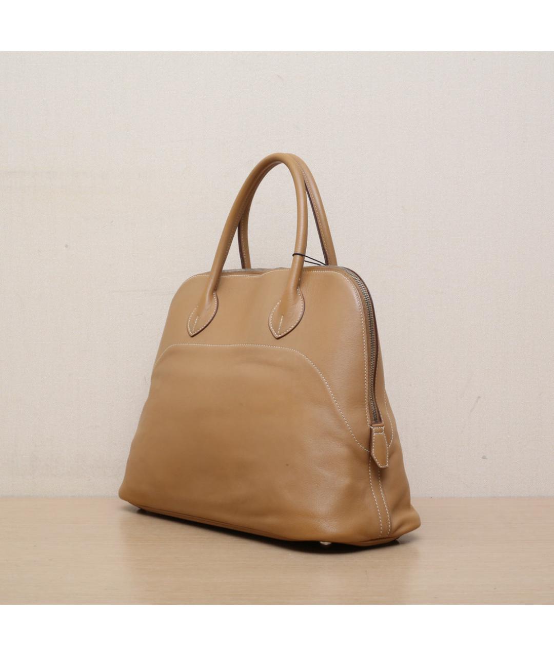 HERMES Коричневая кожаная сумка через плечо, фото 4