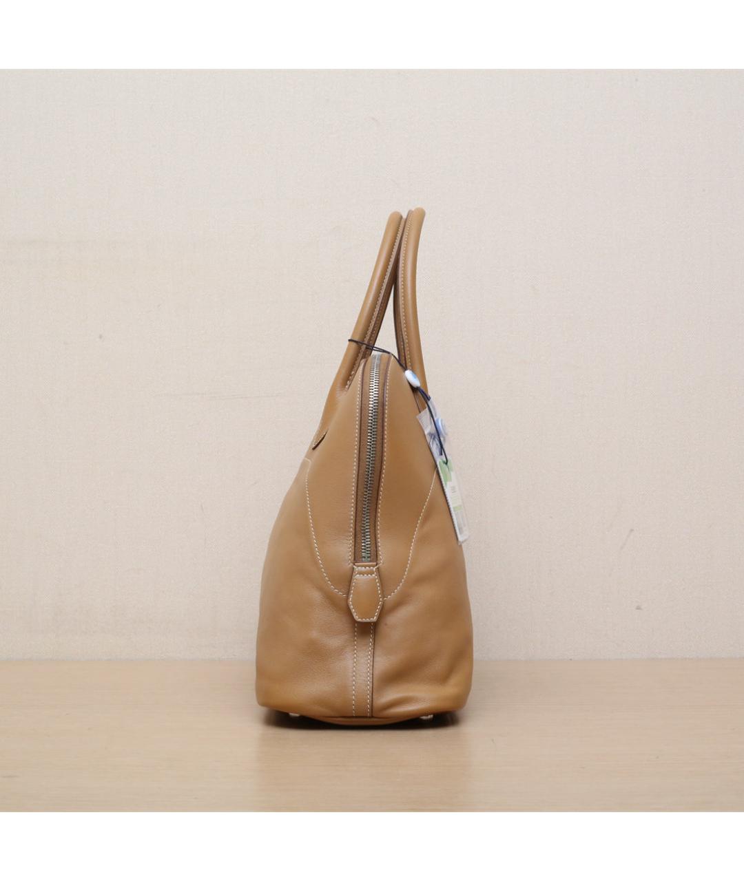 HERMES Коричневая кожаная сумка через плечо, фото 5