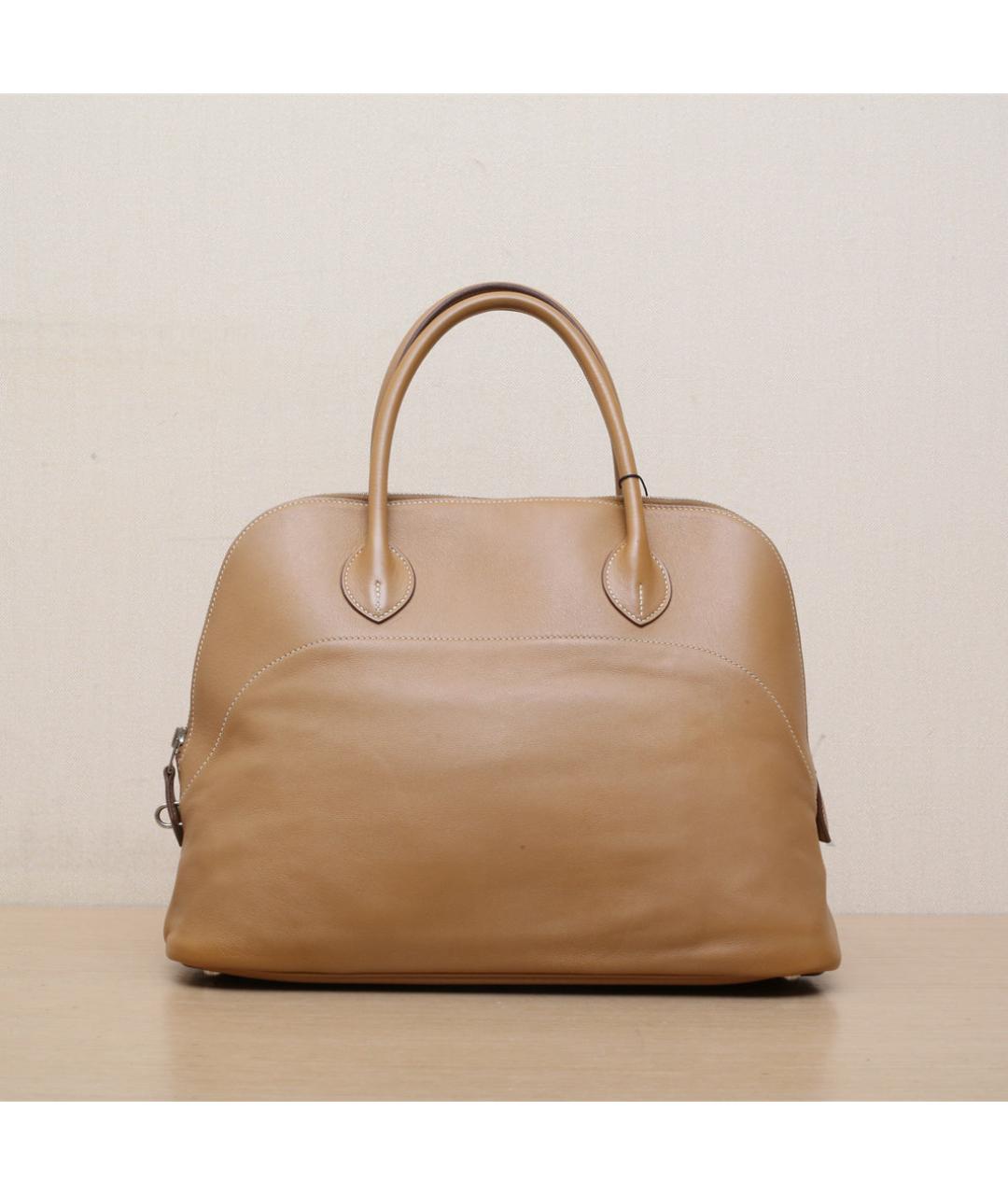 HERMES Коричневая кожаная сумка через плечо, фото 3