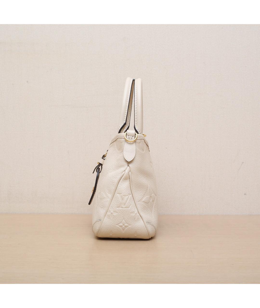LOUIS VUITTON Бежевая кожаная сумка через плечо, фото 5