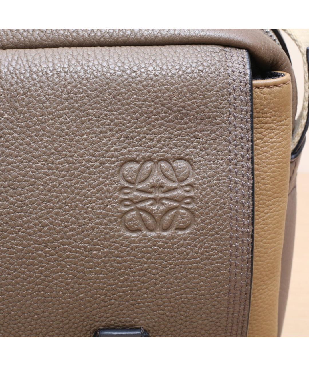 LOEWE Коричневая кожаная сумка через плечо, фото 8