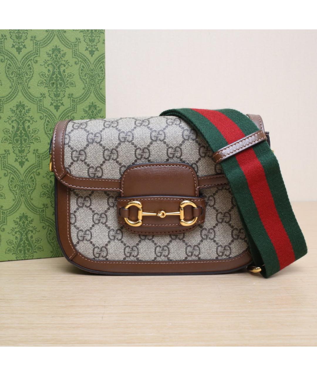 GUCCI Тканевая сумка через плечо, фото 2