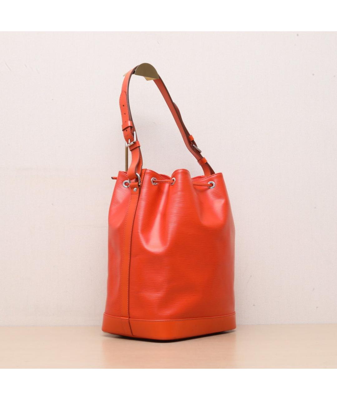 LOUIS VUITTON Оранжевая кожаная сумка через плечо, фото 6