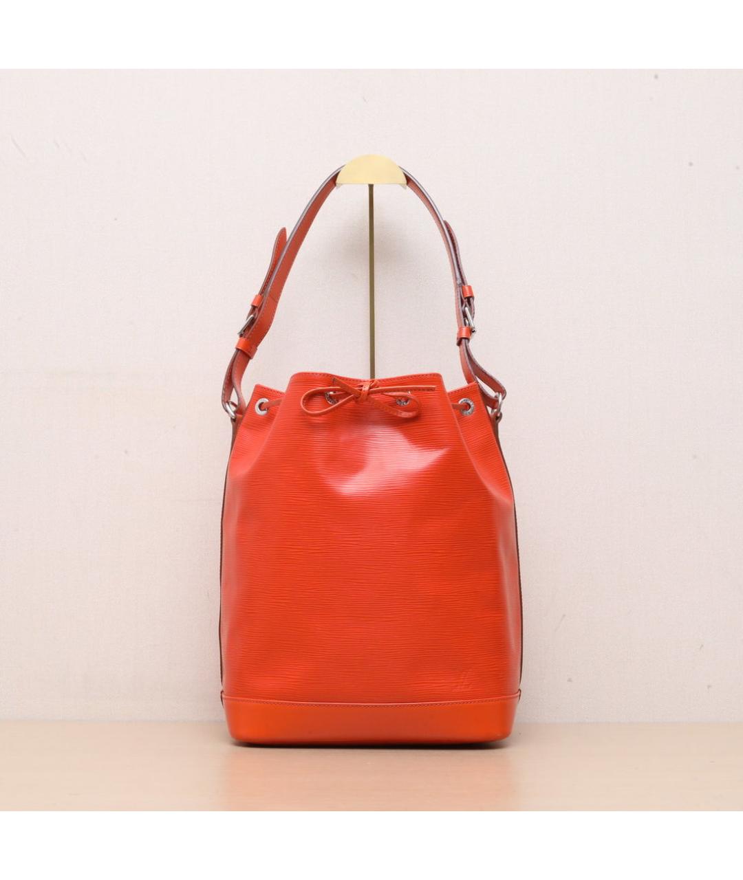 LOUIS VUITTON Оранжевая кожаная сумка через плечо, фото 3