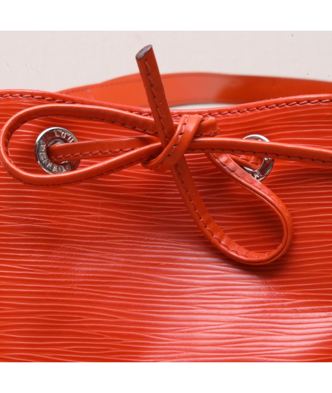 LOUIS VUITTON Оранжевая кожаная сумка через плечо, фото 8