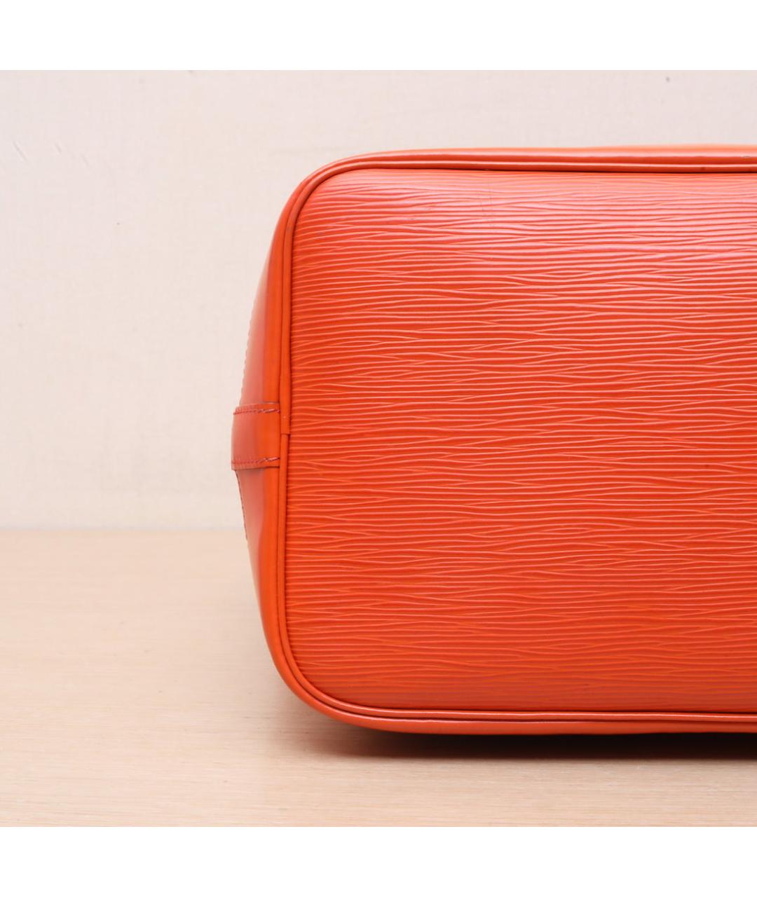 LOUIS VUITTON Оранжевая кожаная сумка через плечо, фото 9