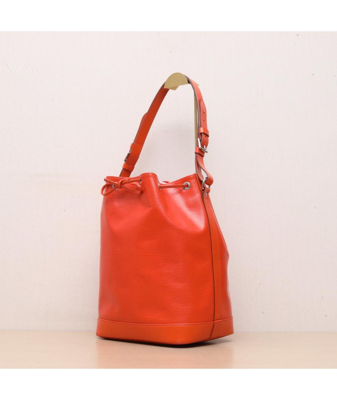 LOUIS VUITTON Оранжевая кожаная сумка через плечо, фото 4