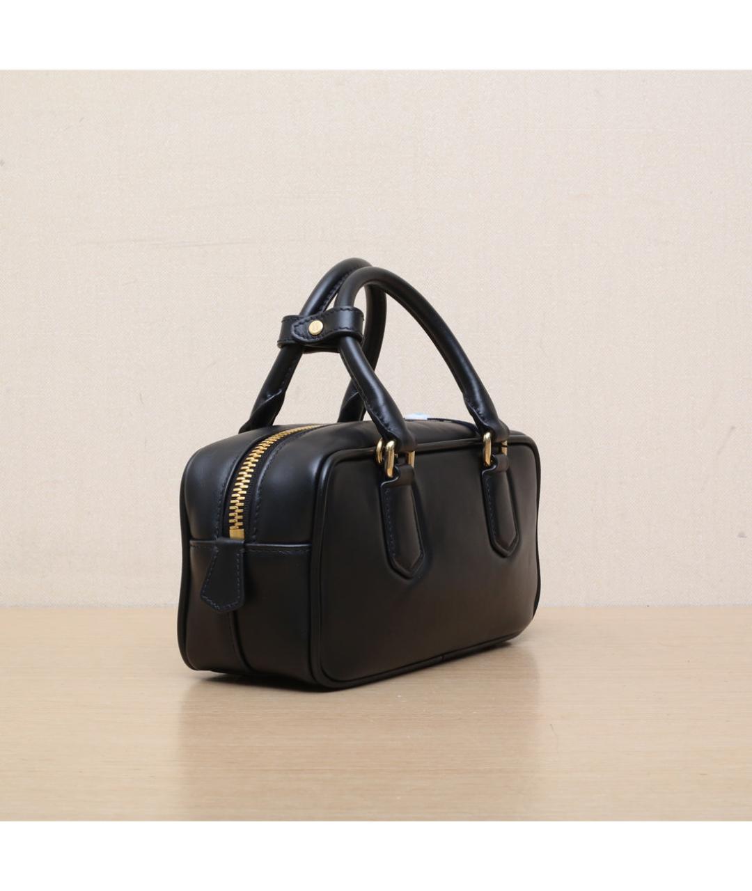 MIU MIU Черная кожаная сумка через плечо, фото 6