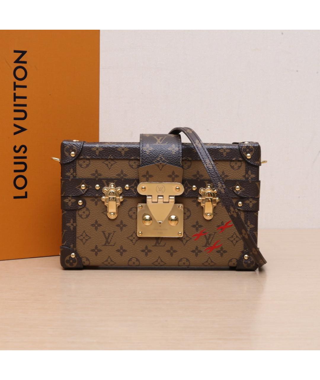 LOUIS VUITTON Коричневая сумка через плечо, фото 2