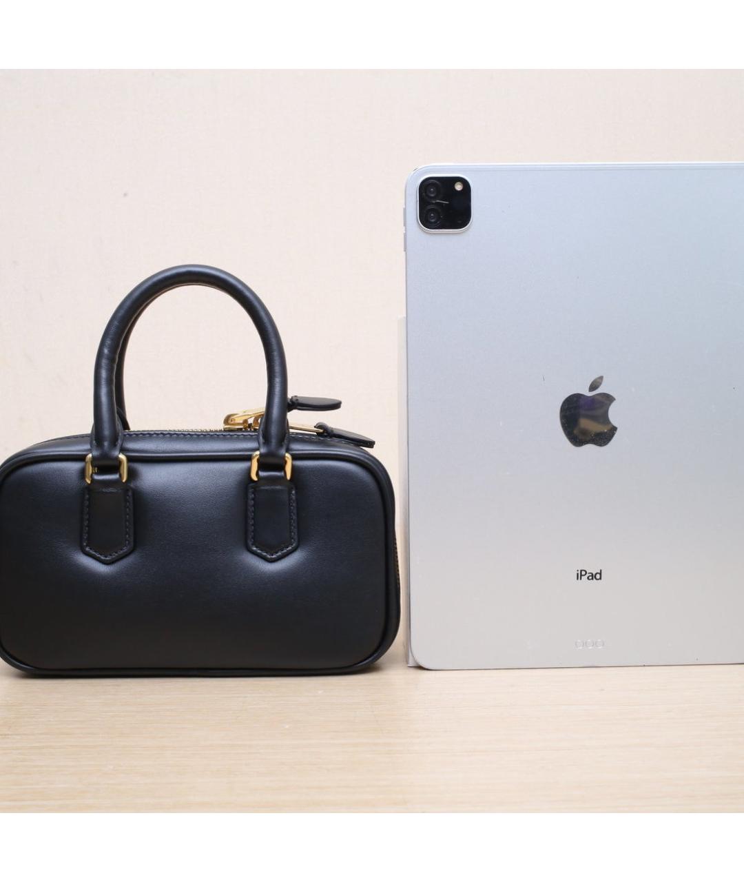 MIU MIU Черная кожаная сумка через плечо, фото 7