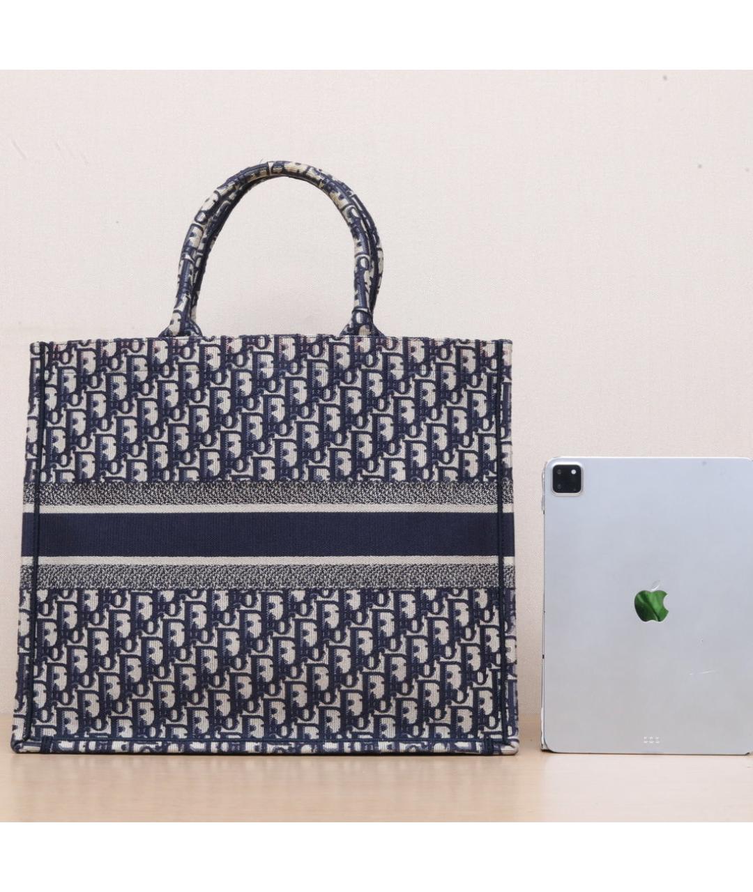 CHRISTIAN DIOR Темно-синяя сумка через плечо, фото 7