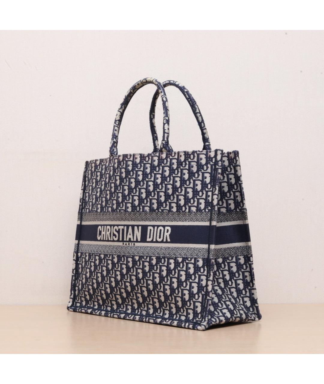 CHRISTIAN DIOR Темно-синяя сумка через плечо, фото 4