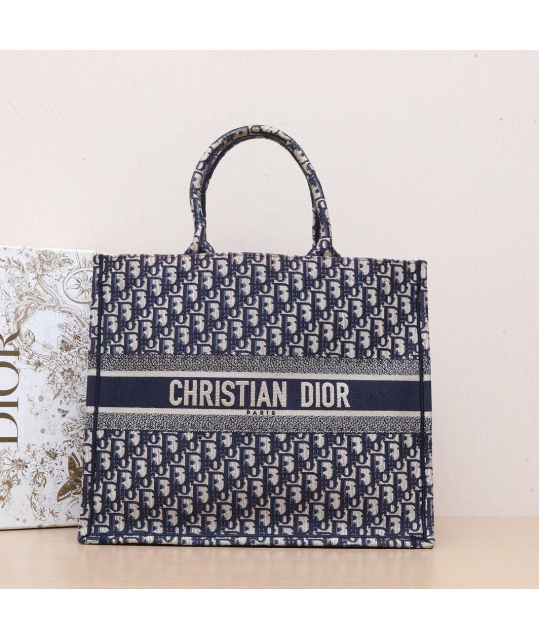 CHRISTIAN DIOR Темно-синяя сумка через плечо, фото 2