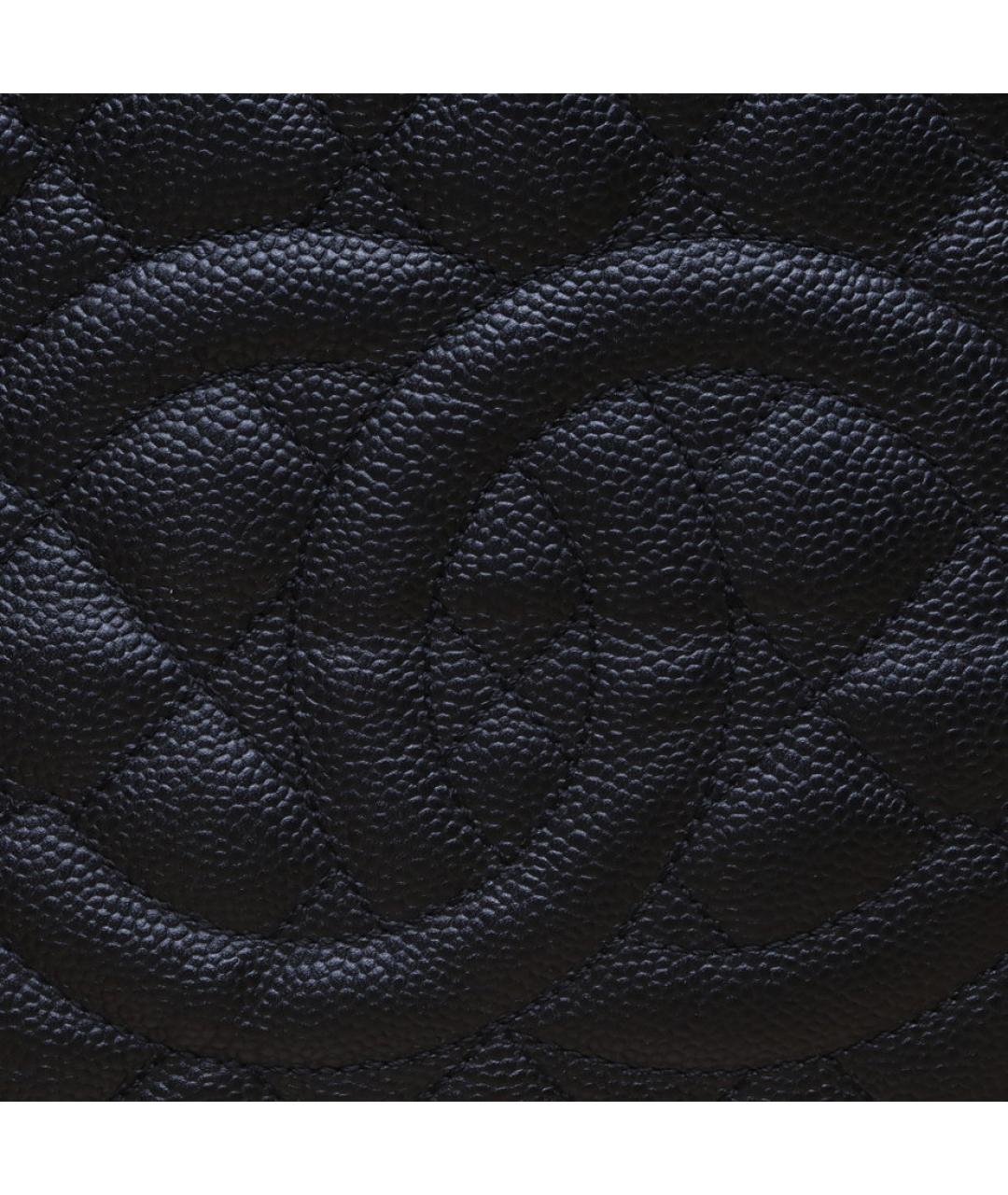 CHANEL Черная кожаная сумка через плечо, фото 8