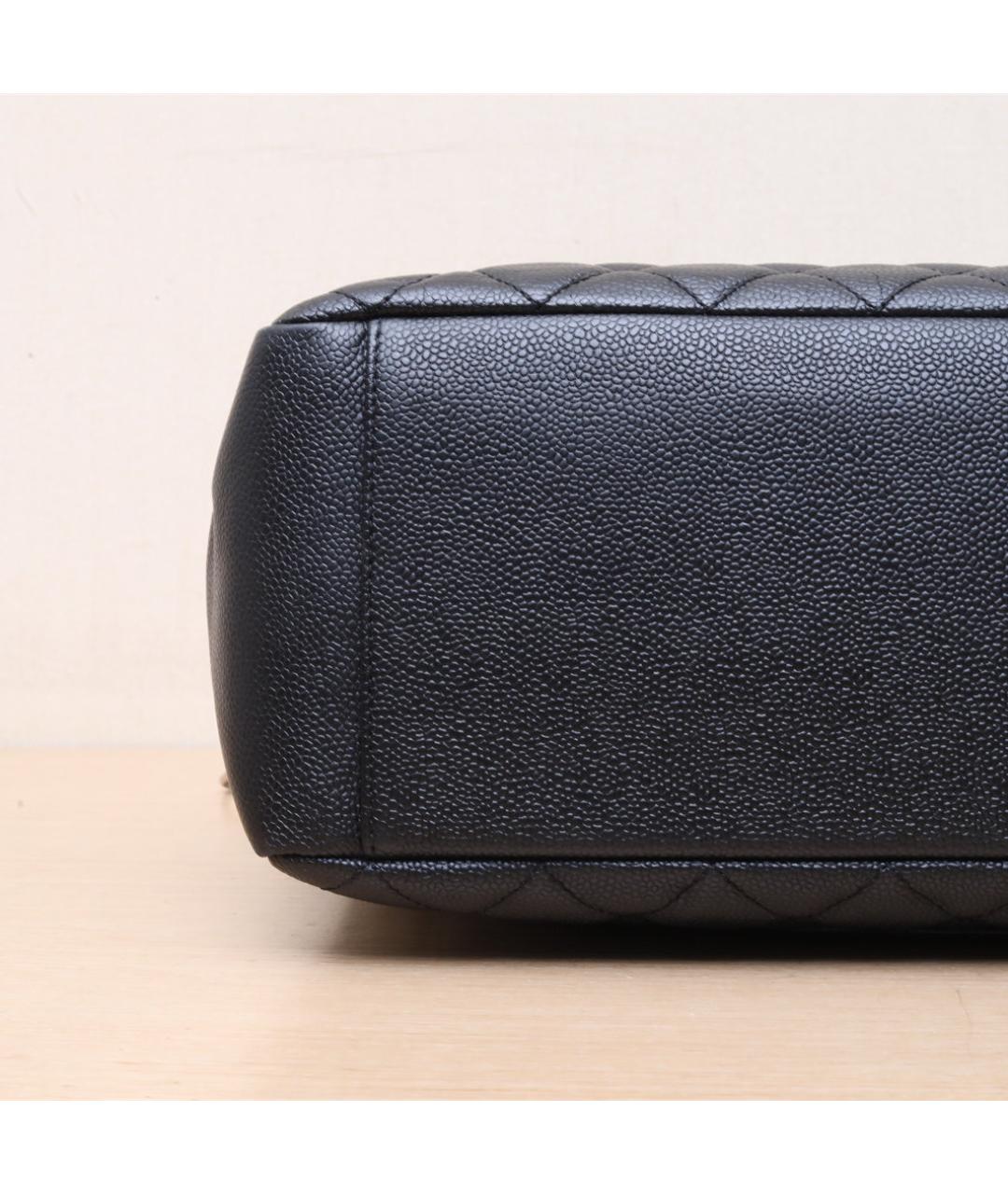 CHANEL Черная кожаная сумка через плечо, фото 9