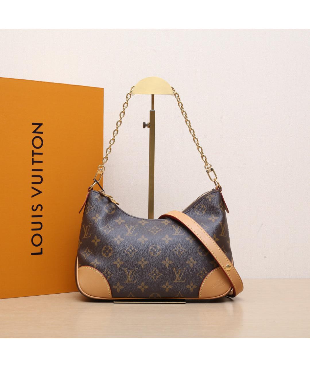 LOUIS VUITTON Коричневая сумка через плечо, фото 2