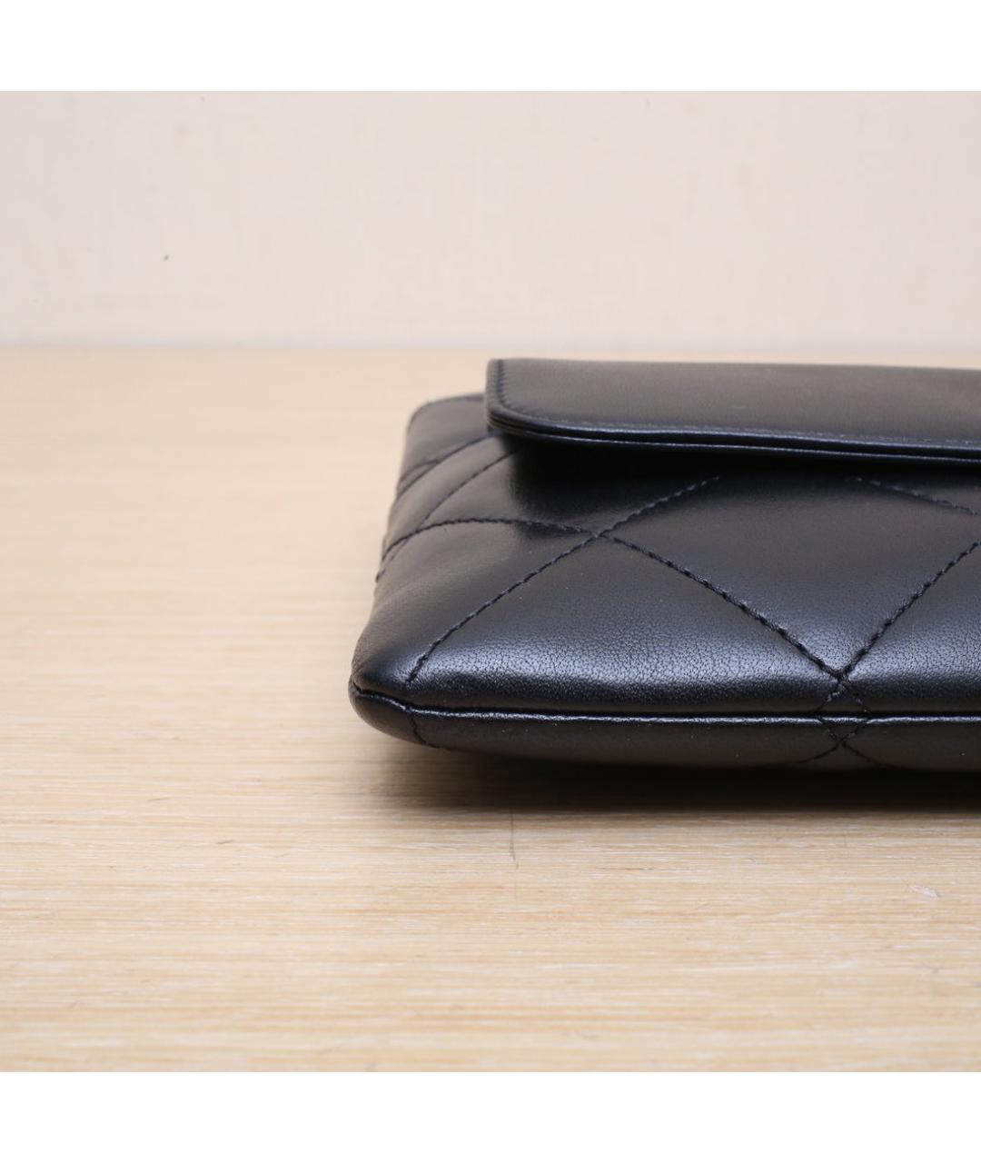 CHANEL Черная кожаная сумка через плечо, фото 5