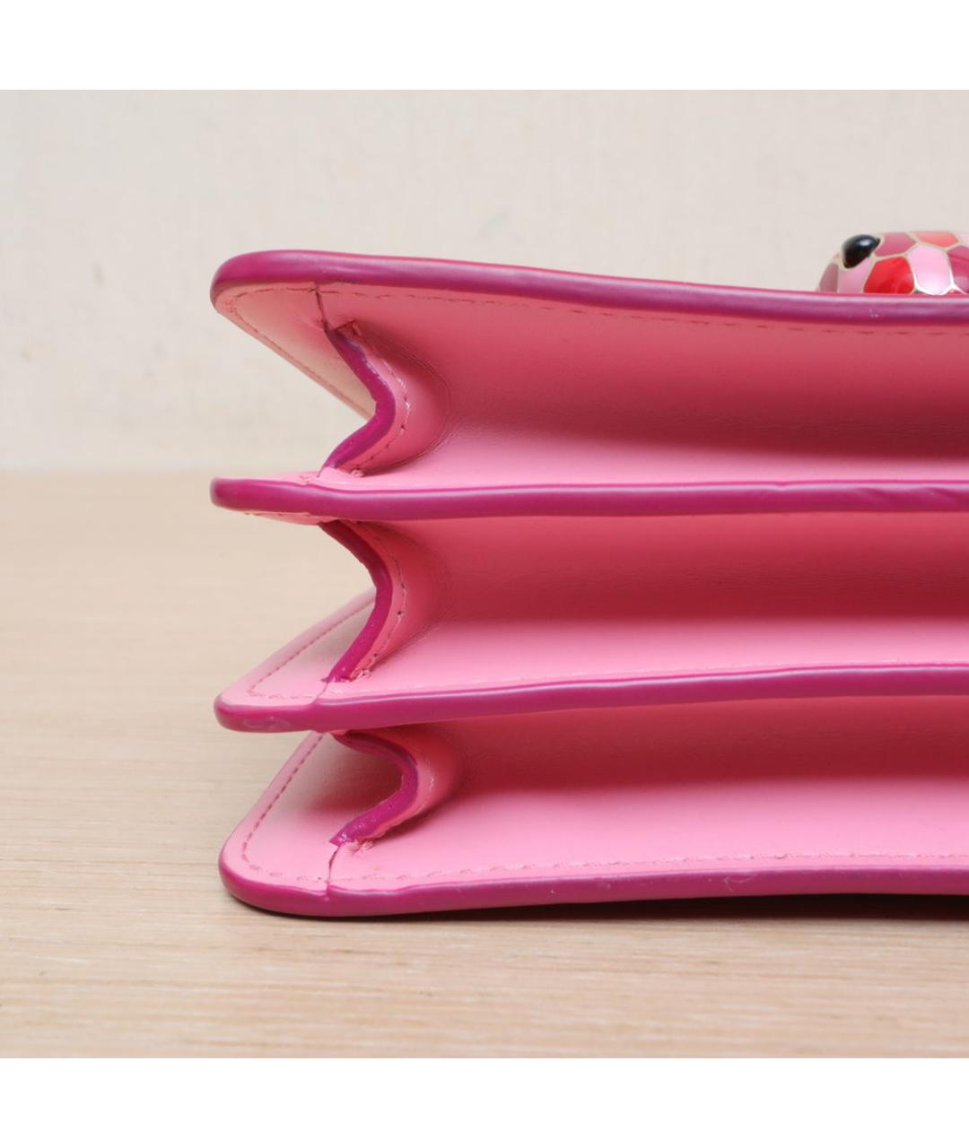 BVLGARI Красная кожаная сумка через плечо, фото 9