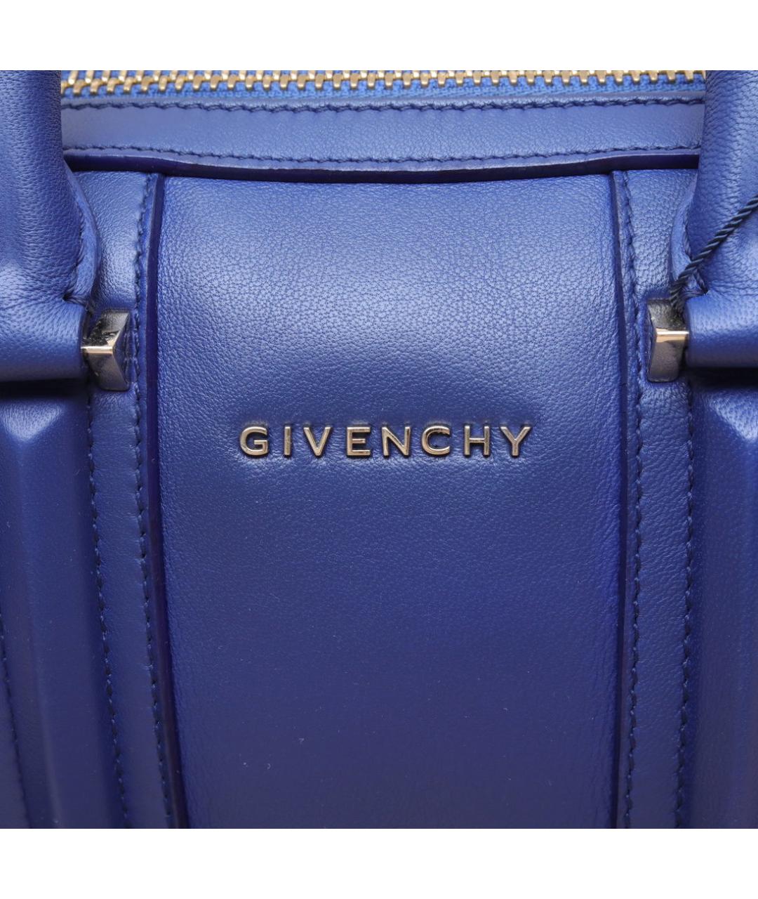 GIVENCHY Темно-синяя кожаная сумка через плечо, фото 8