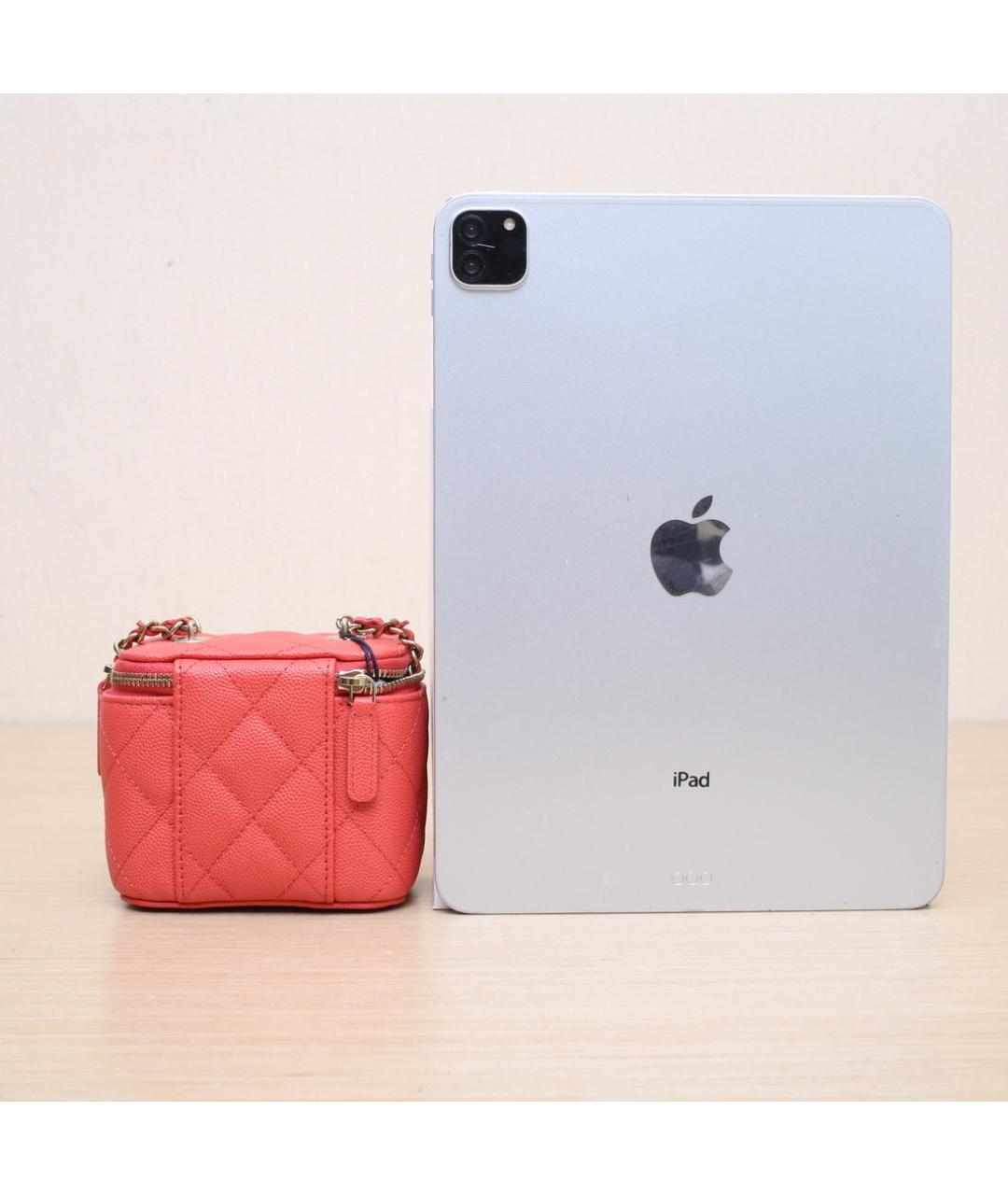 CHANEL Красная кожаная сумка через плечо, фото 7