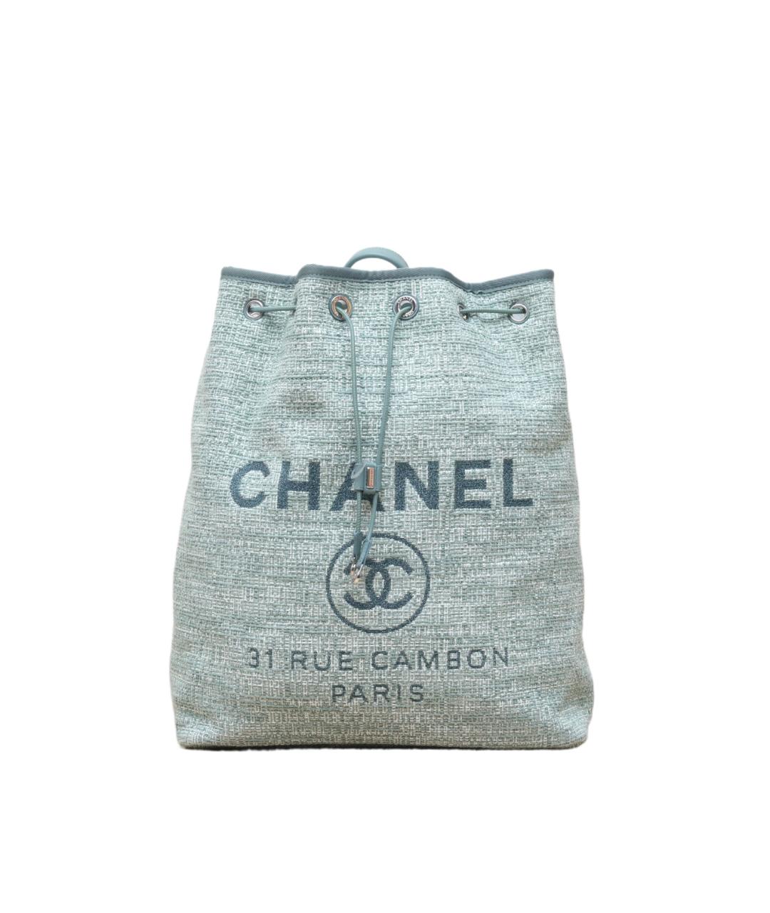 CHANEL Зеленый рюкзак, фото 1