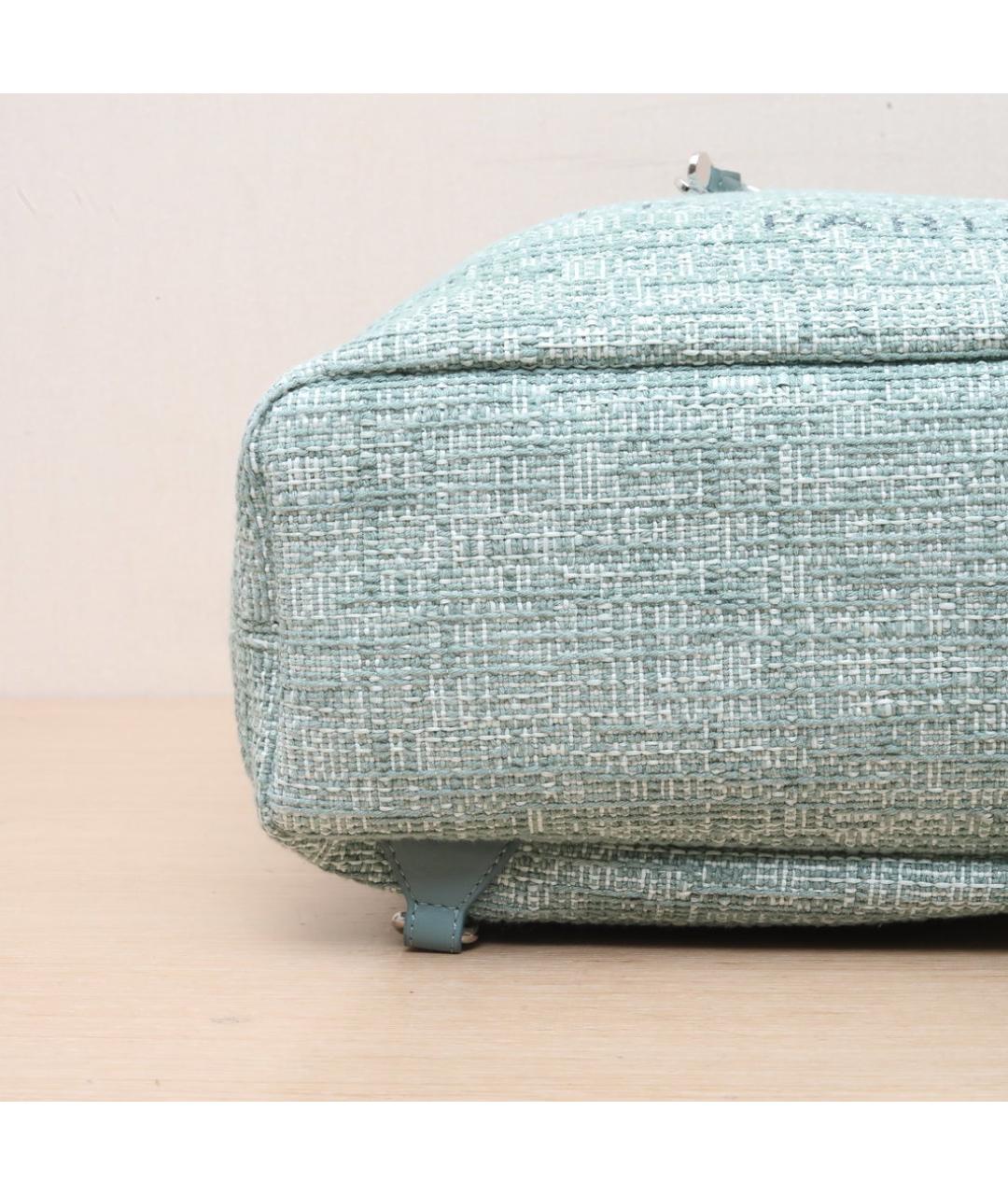 CHANEL Зеленый рюкзак, фото 6