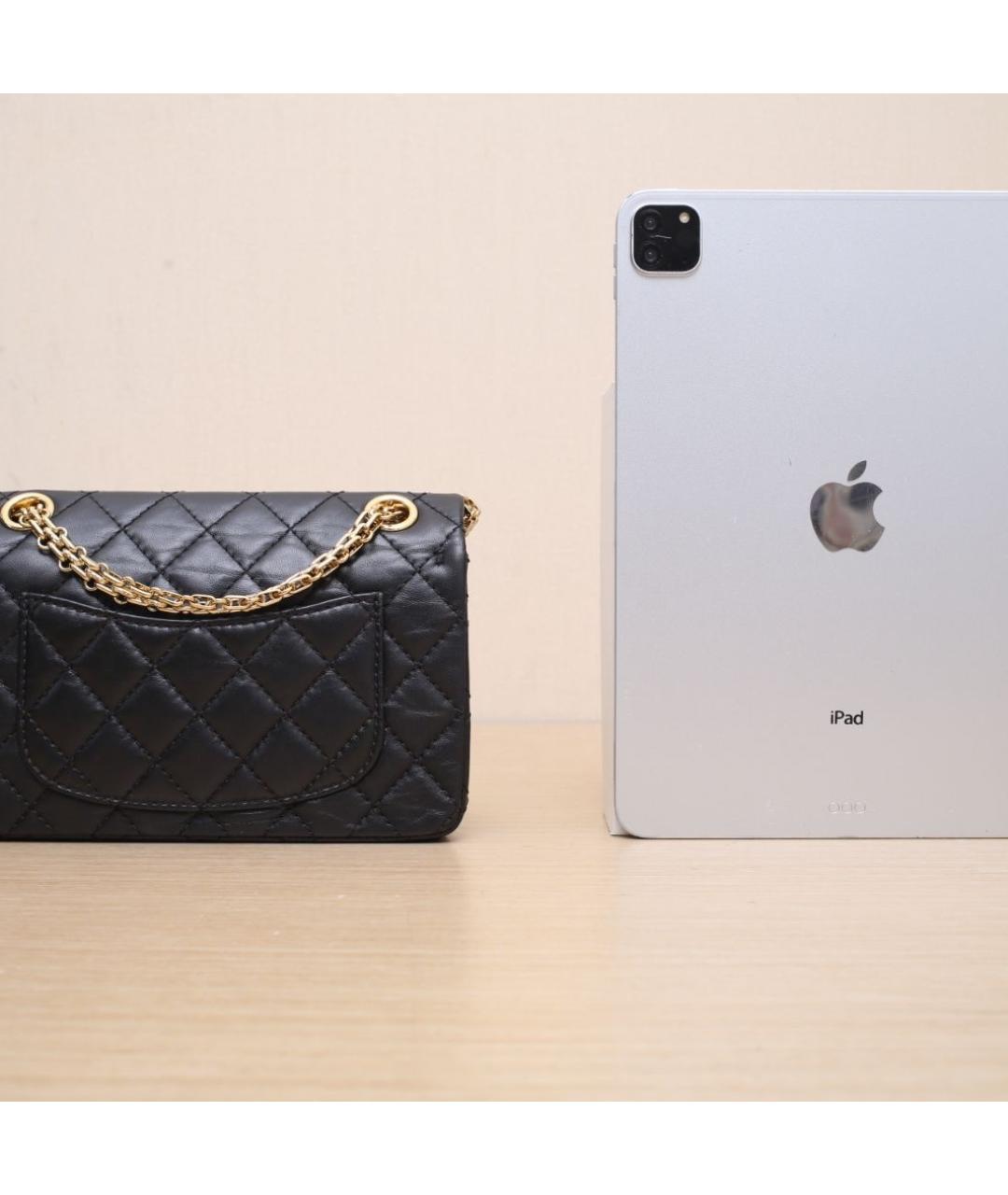 CHANEL Черная кожаная сумка через плечо, фото 7