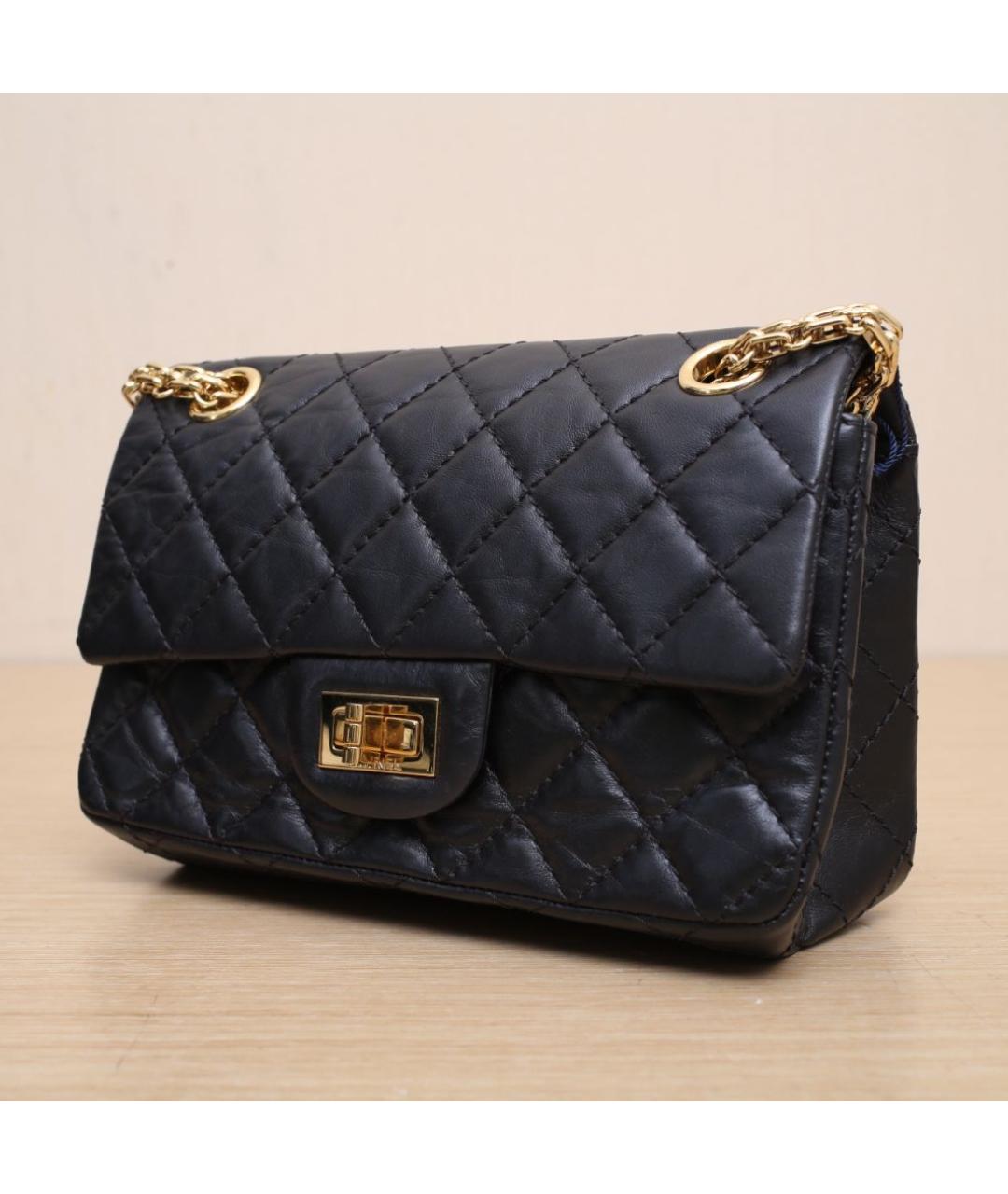 CHANEL Черная кожаная сумка через плечо, фото 4