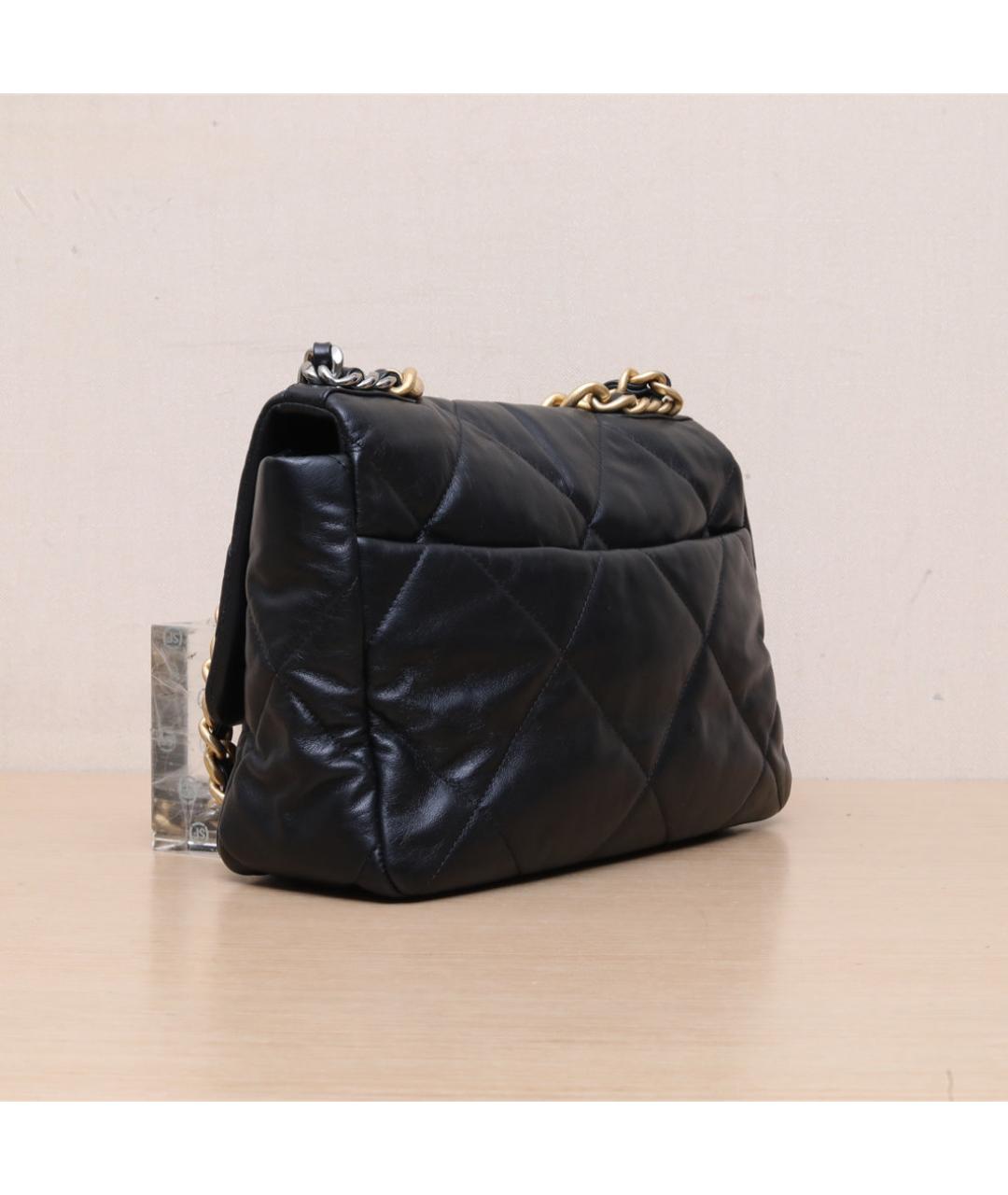 CHANEL Черная кожаная сумка через плечо, фото 6