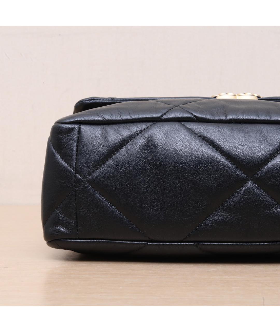 CHANEL Черная кожаная сумка через плечо, фото 9