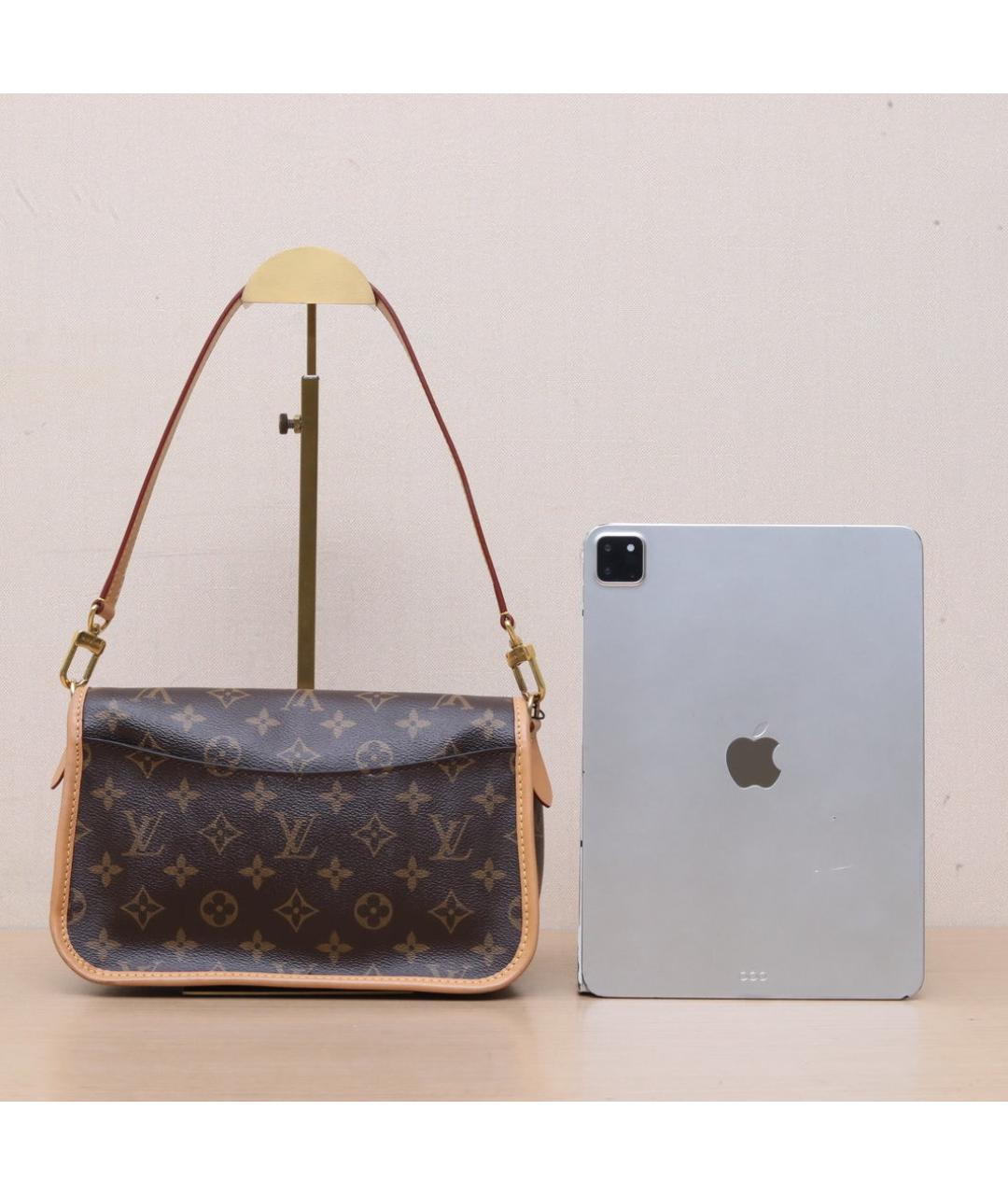 LOUIS VUITTON Коричневая сумка через плечо, фото 7