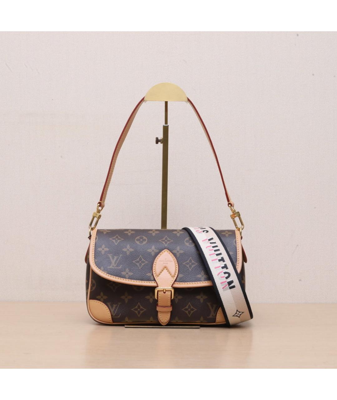 LOUIS VUITTON Коричневая сумка через плечо, фото 3