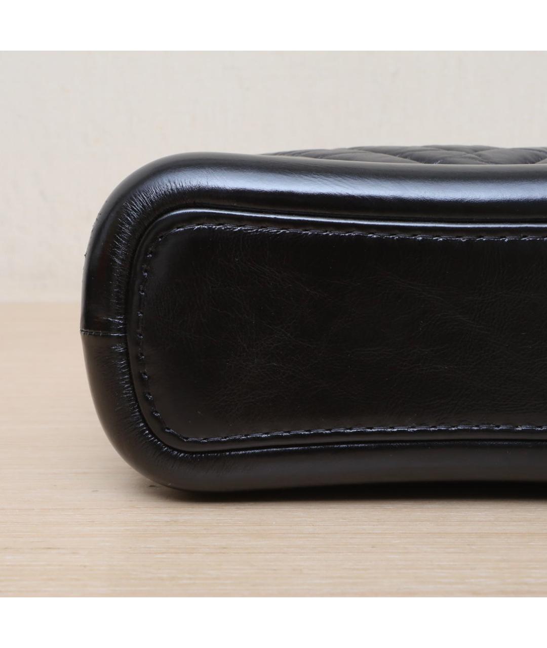 CHANEL Черная кожаная сумка через плечо, фото 9