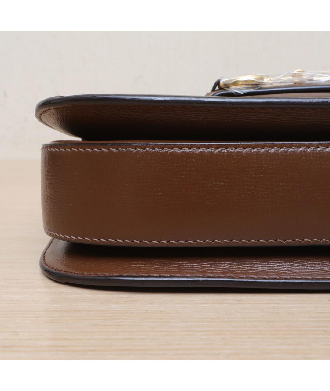 GUCCI Коричневая тканевая сумка через плечо, фото 9