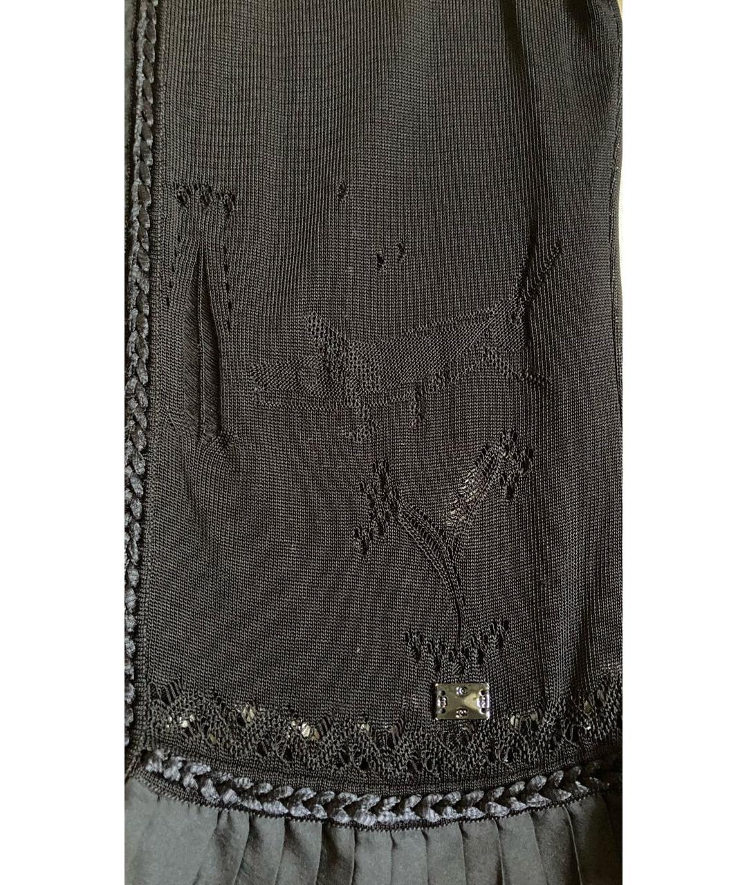CHANEL PRE-OWNED Черный вискозный жакет/пиджак, фото 7