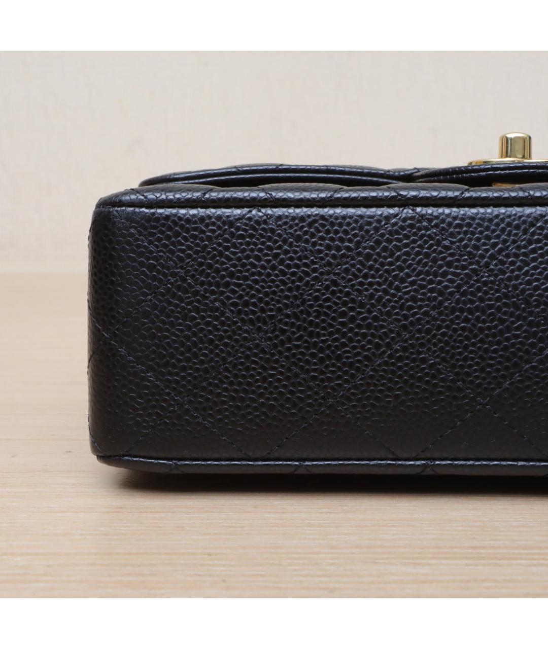 CHANEL Черная кожаная сумка через плечо, фото 9