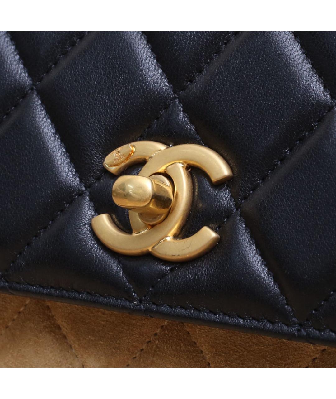 CHANEL Замшевая сумка через плечо, фото 8